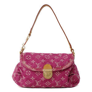 Louis Vuitton Monogram Denim Pleaty Semi Shoulder Bag